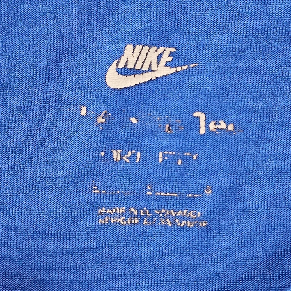 Nike Dri-Fit Legend Blue Short Sleeve Performance T-Shirt Men's L